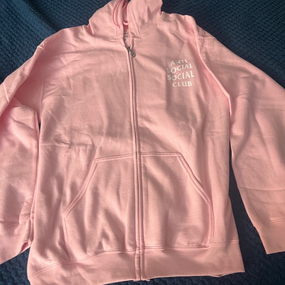 Anti Social Social Club Pink Hoodie